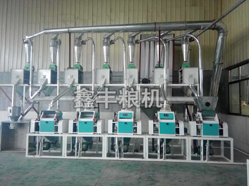 山東金鄉(xiāng)5組面粉機(jī)安裝案例